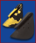 one (1) black & yellow multi-color, one (1) black nose protector