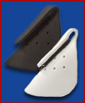 one (1) black, one (1) white nose sun shield