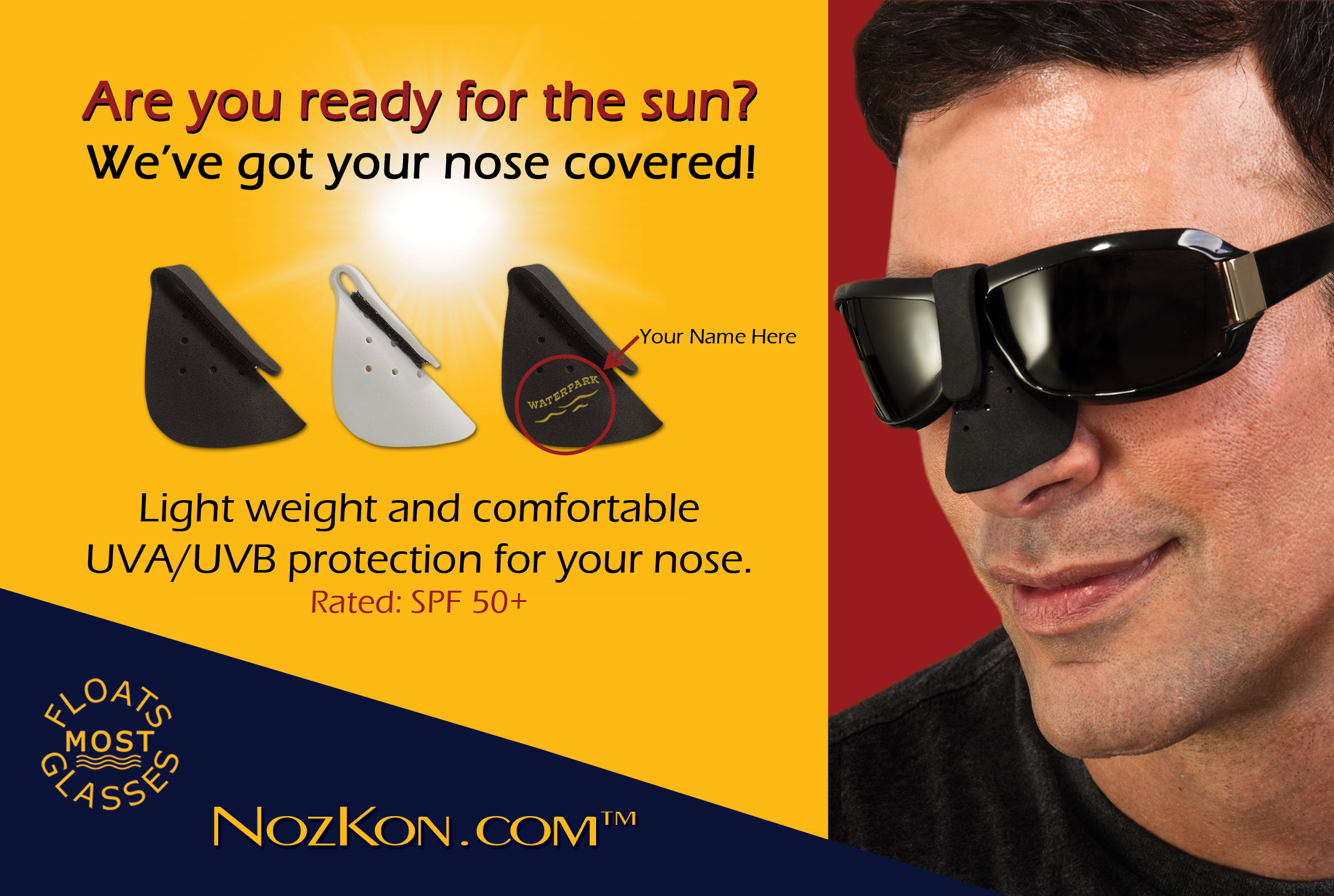 The newest technology in sun protection for the nose.